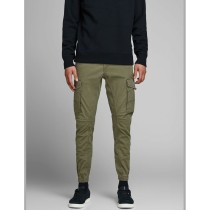 Trousers Jack & Jones JPSTPAUL FLAKE CARGO 12141844 Green