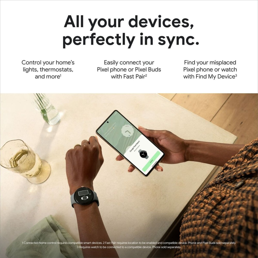 Smartwatch Google Grau Silberfarben 1,2" 1,6"