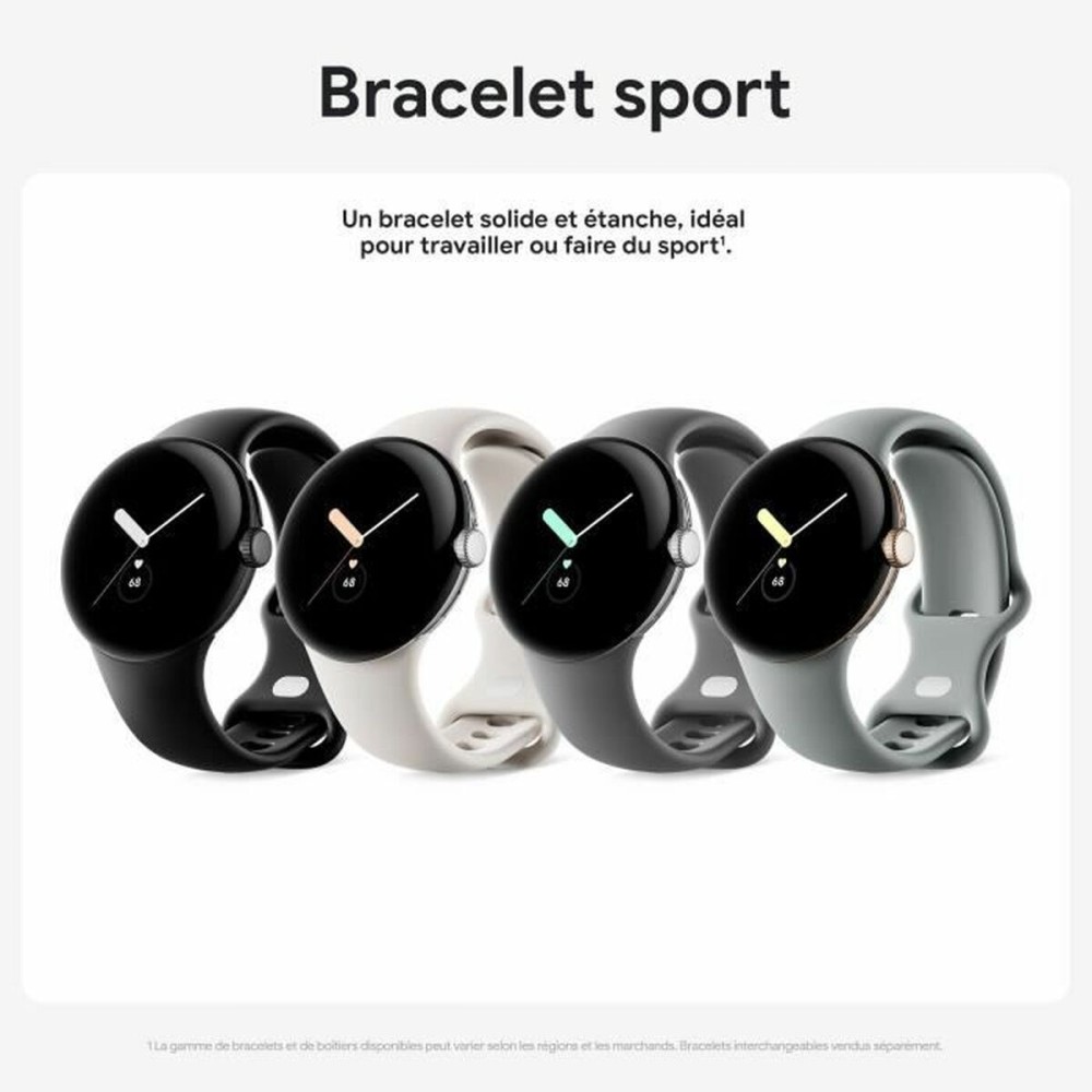 Montre intelligente Google Gris Argenté 1,2" 1,6"