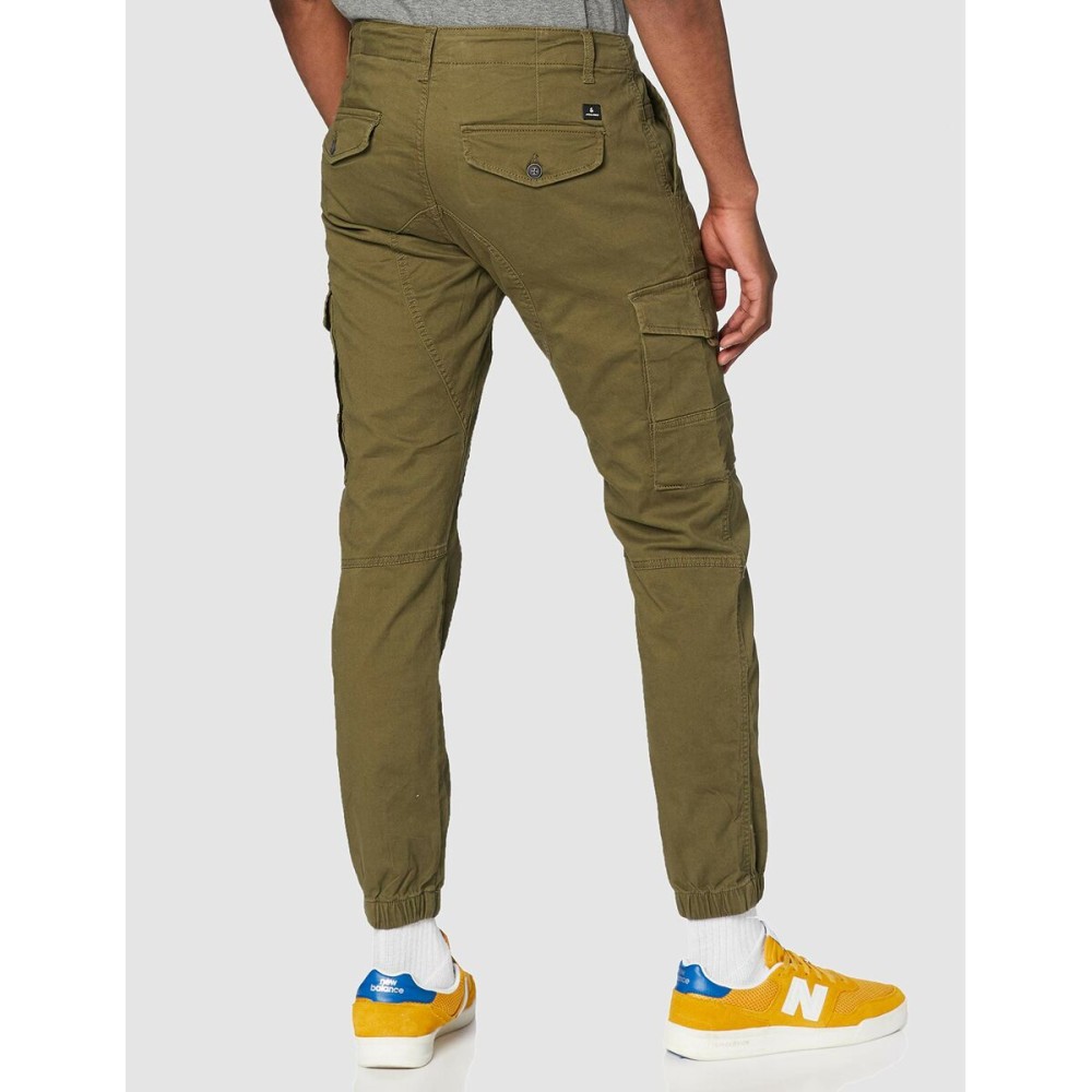 Trousers Jack & Jones JPSTPAUL FLAKE CARGO 12141844 Green