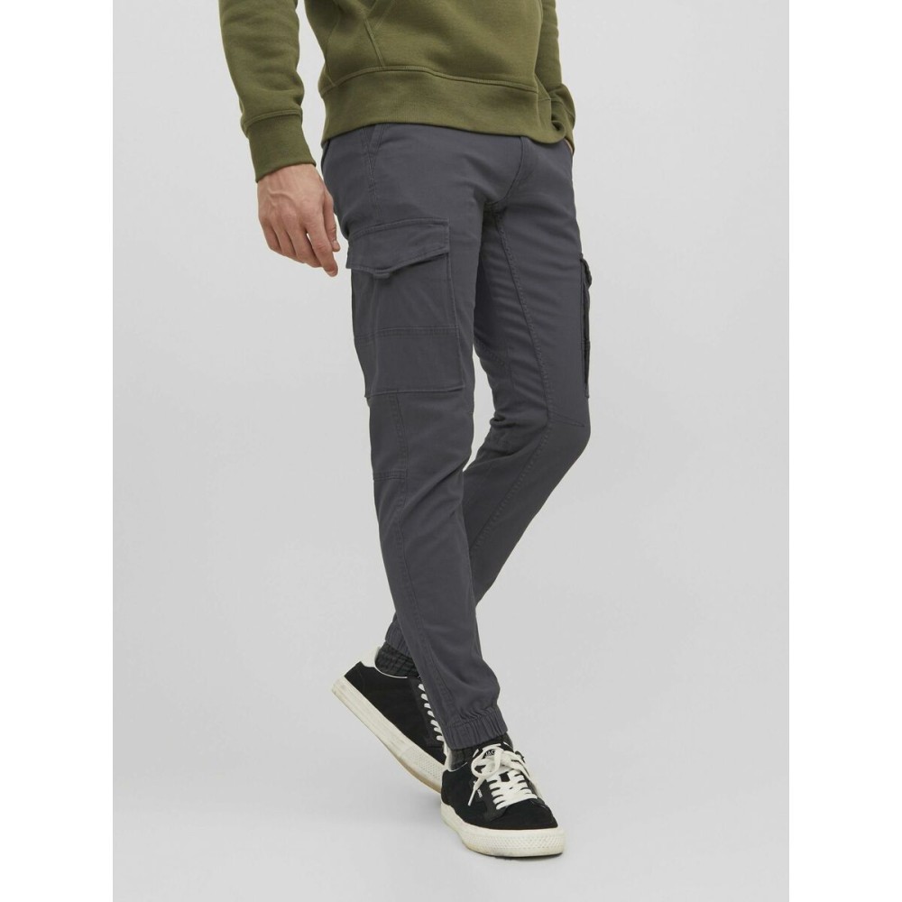 Trousers Jack & Jones JPSTPAUL JJFLAKE CARGO 12139912 Grey