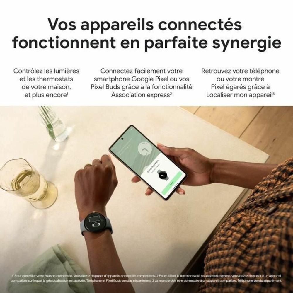 Smartwatch Google Grau Silberfarben 1,2" 1,6"