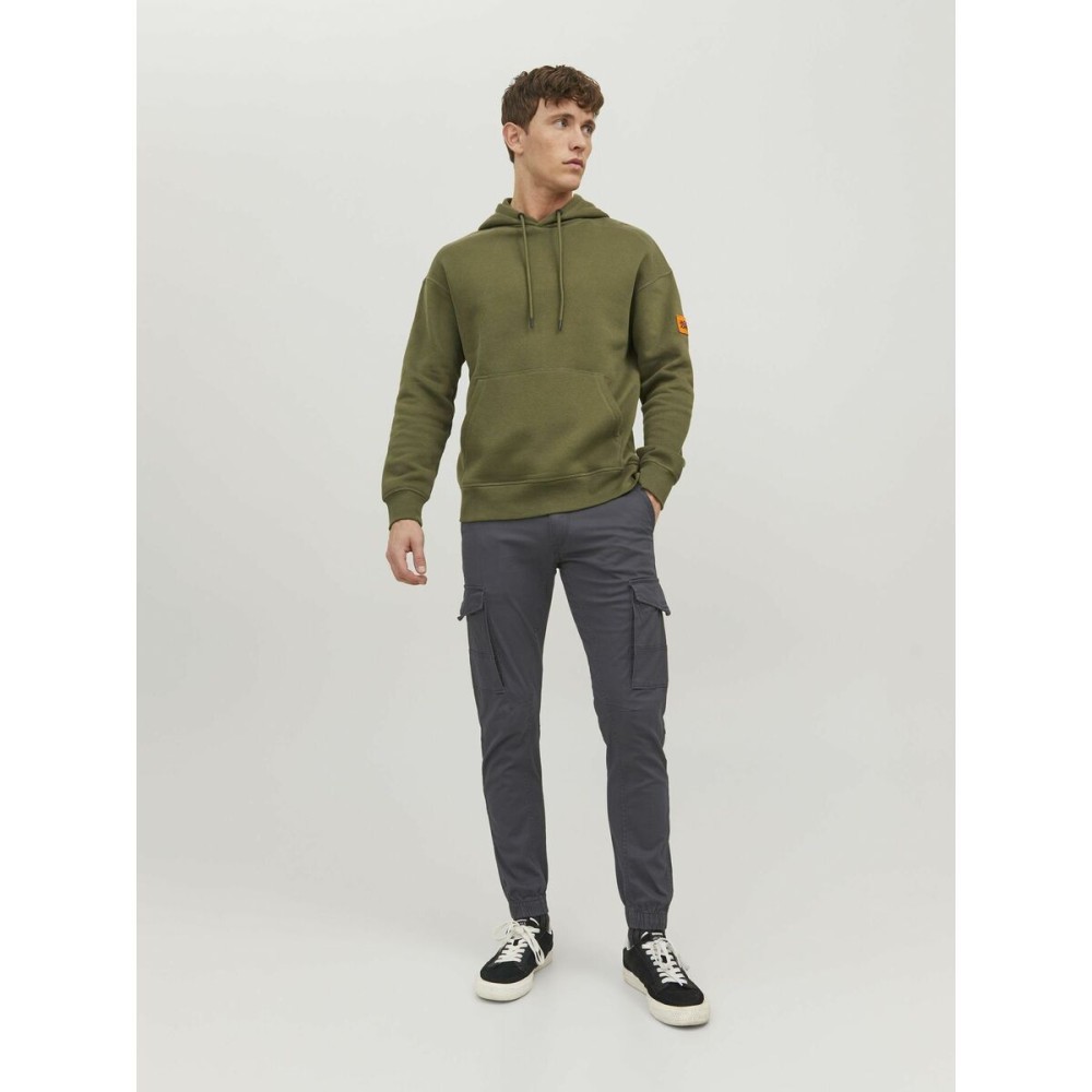 Trousers Jack & Jones JPSTPAUL JJFLAKE CARGO 12139912 Grey