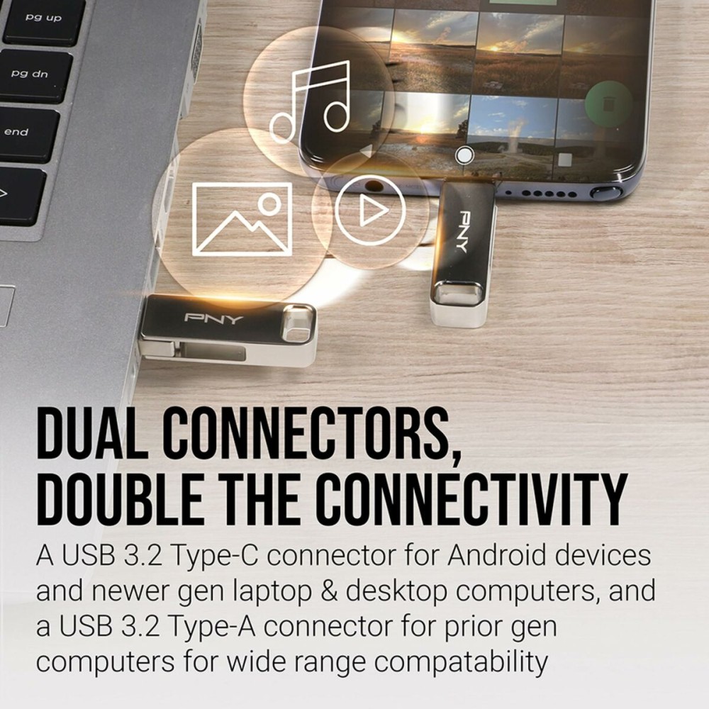 USB stick PNY P-FDI128DULINKTYC-GE