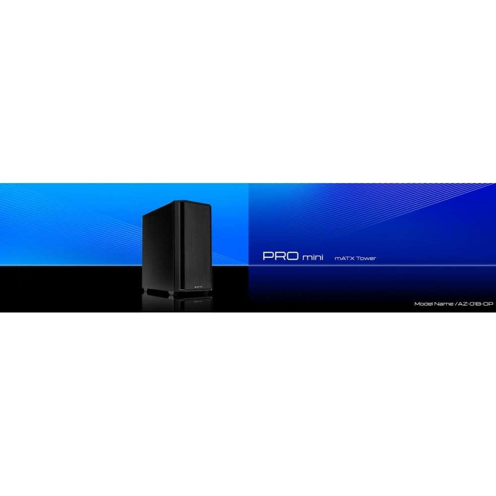 ATX Semi-tower Box Chieftec AZ-01B-OP Black