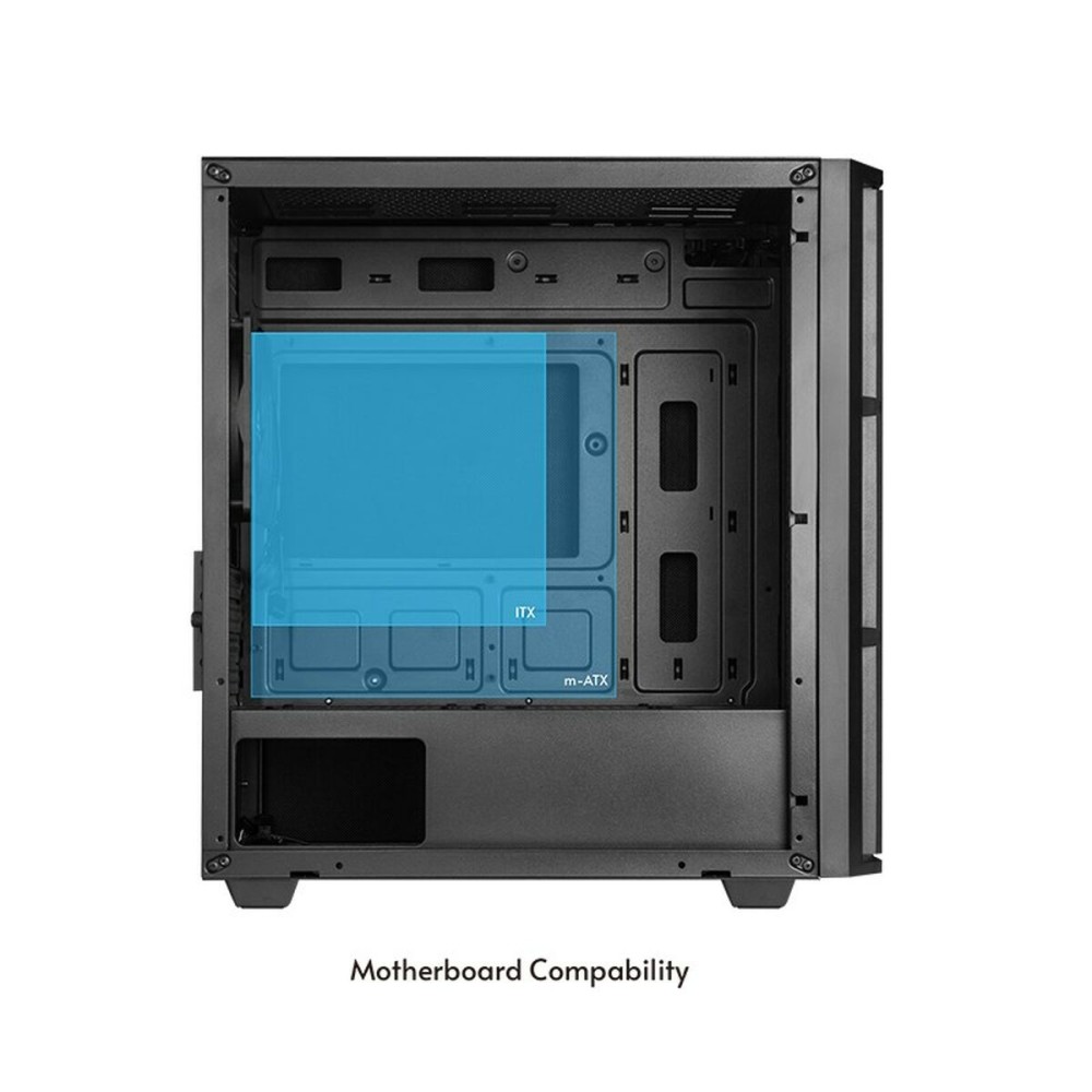 ATX Semi-tower Box Chieftec AZ-01B-OP Black