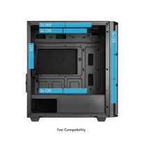 ATX Semi-tower Box Chieftec AZ-01B-OP Black