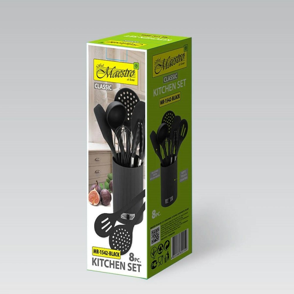 Ensemble de couteaux de cuisine et support Feel Maestro MR-1542-BLACK