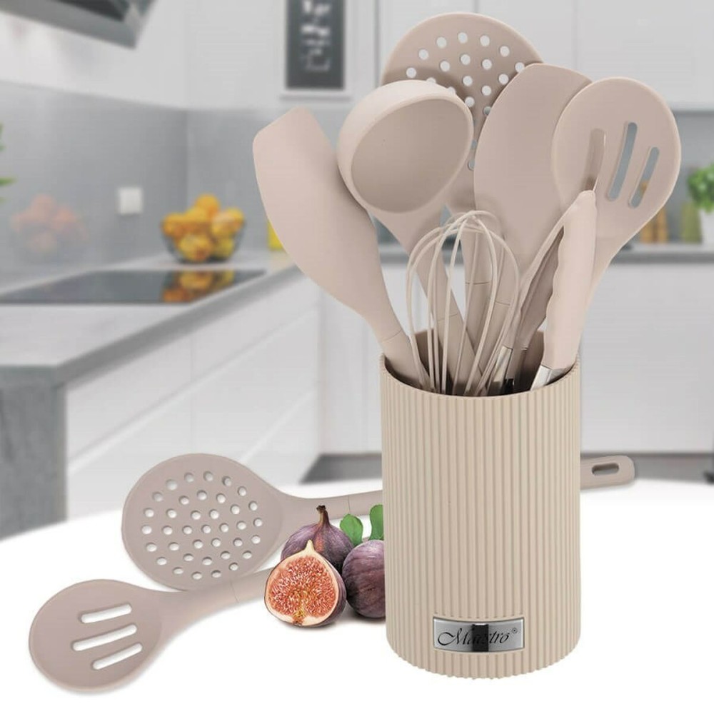 Ensemble de couteaux de cuisine et support Feel Maestro MR-1542-BIEGE