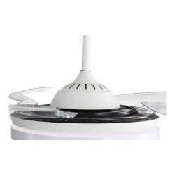 Ventilateur de Plafond avec Lumière EDM 33827 Ross Blanc 35 W 4100 Lm 2190 Lm Rétractile