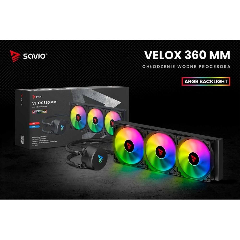 Liquid Refrigeration Kit Savio VELOX 360 MM