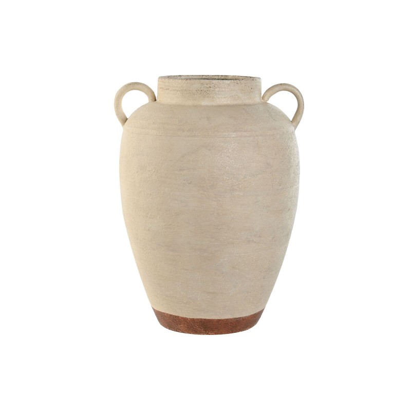 Vase Home ESPRIT Blanc Métal Traditionnel 27 x 27 x 37 cm