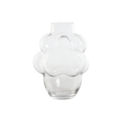 Vase Home ESPRIT Transparent Crystal 19 x 19 x 24 cm