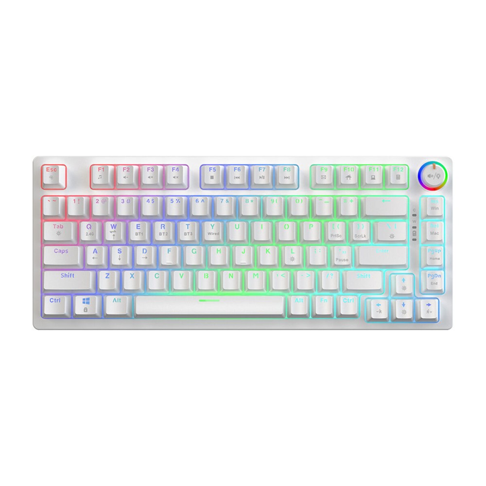 Clavier Savio PHENIX WHITE GAT RED Blanc