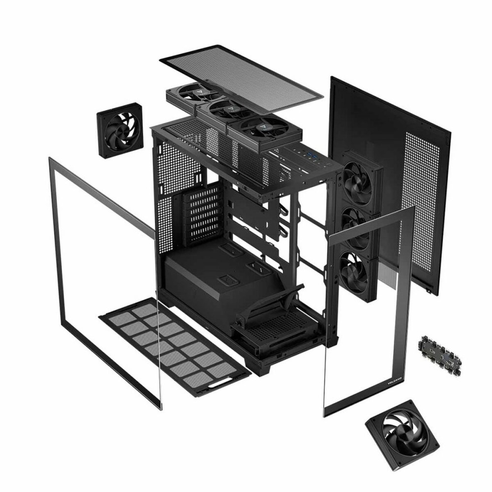 ATX Semi-tower Box Modecom AT-STELLAR-8F-ARGB-10