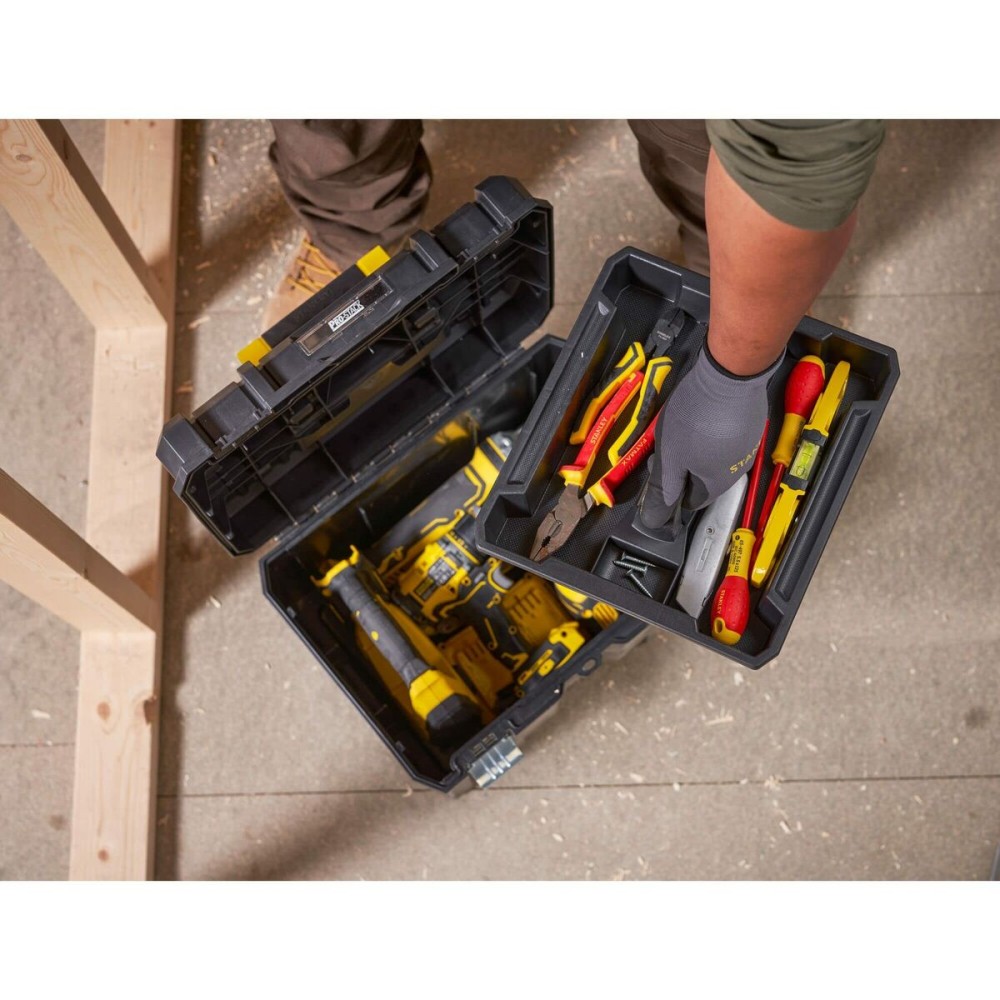 Toolbox Stanley Metal polypropylene Plastic 1 Compartment