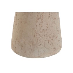 Kerzenleuchter Home ESPRIT Beige Harz Marmor 10 x 10 x 25 cm