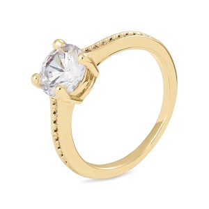 Ladies' Ring Stroili 1682091 Golden