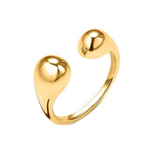 Ladies' Ring Stroili 1694827 Golden