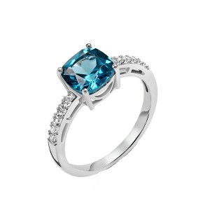 Bague Femme Stroili 1694291 Argenté Bleu