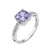 Ladies' Ring Stroili 1694269 Silver Purple