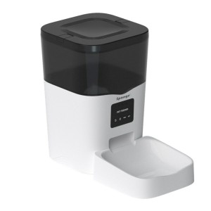 Cat Feeder Sponge White Black