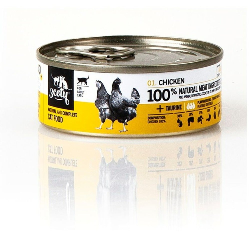 Katzenfutter 3COTY Huhn 80 g