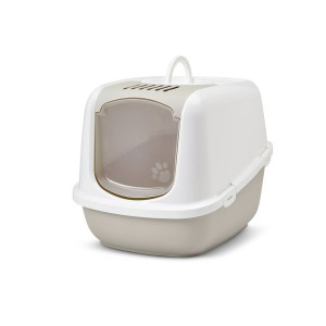 Bac à litière pour chats Savic Blanc Café Plastique 48,5 x 46,5 x 66,5 cm (11 Unités)