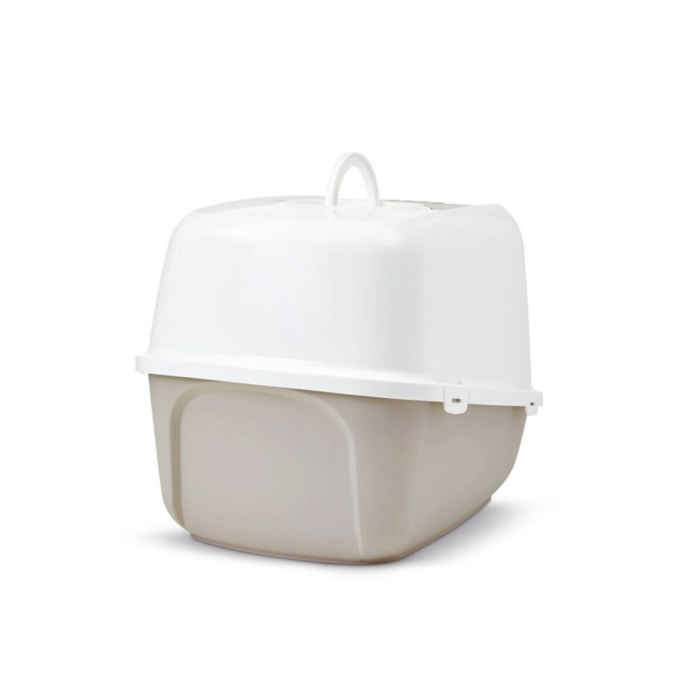 Bac à litière pour chats Savic Blanc Café Plastique 48,5 x 46,5 x 66,5 cm (11 Unités)