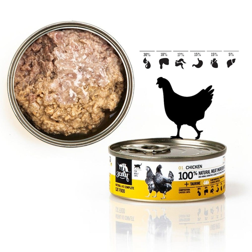 Katzenfutter 3COTY Huhn 80 g