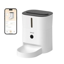 Cat Feeder Sponge White Black Plastic