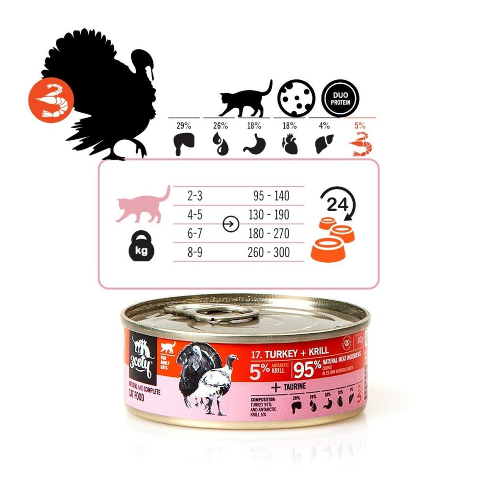 Katzenfutter 3COTY Truthahn 80 g