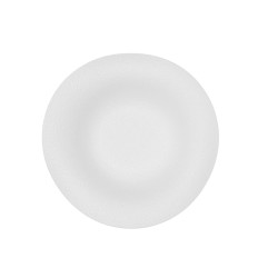 Pasta Dish Bidasoa Fosil White Ceramic 21,9 x 21,3 x 6,8 cm (6 Units)