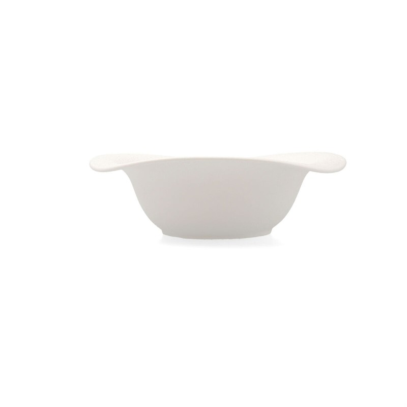 Pasta Dish Bidasoa Fosil White Ceramic 21,9 x 21,3 x 6,8 cm (6 Units)