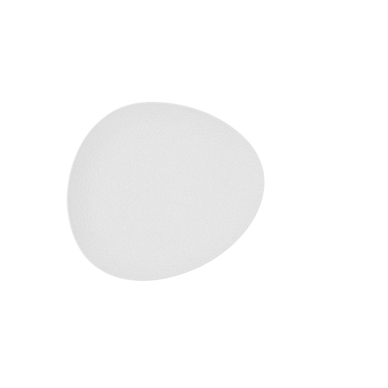 Assiette plate Bidasoa Fosil Blanc Céramique Oblongue 22,8 x 20,1 x 2,2 cm (9 Unités)