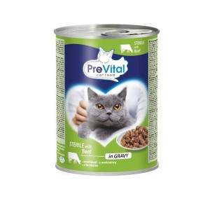 Cat food Prevital Beef 415 g