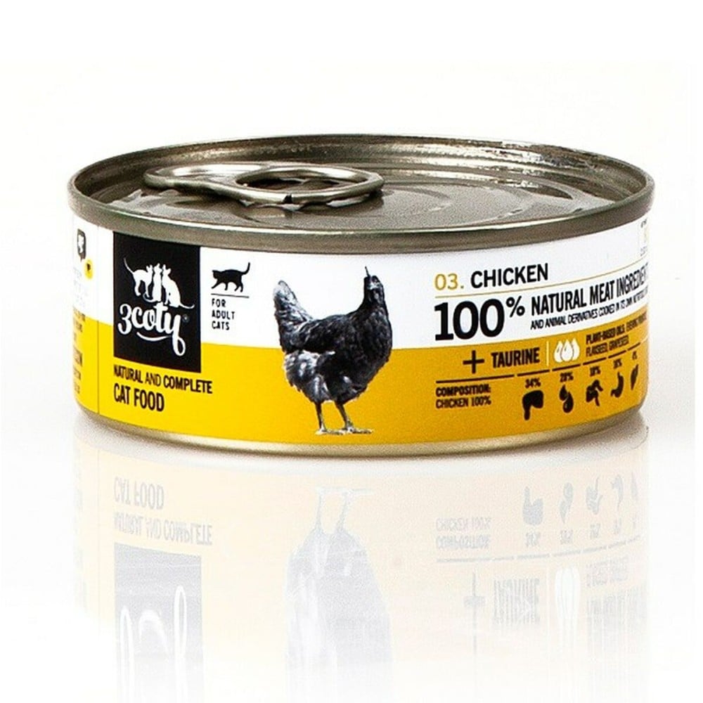 Katzenfutter 3COTY Huhn 80 g