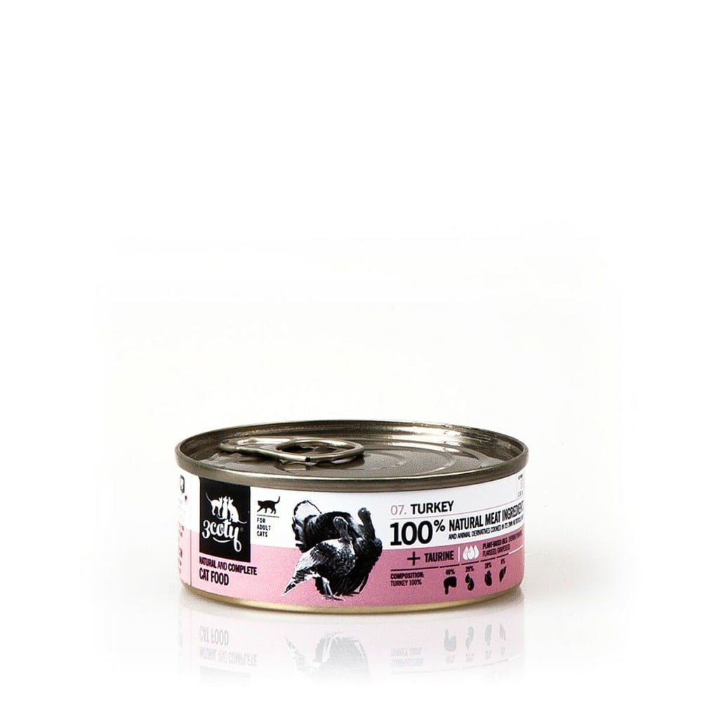 Cat food 3COTY Turkey 80 g