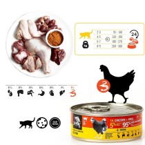 Katzenfutter 3COTY Huhn 80 g