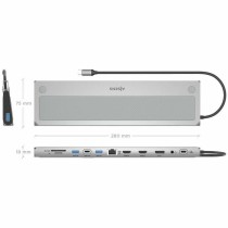 USB Hub Aisens ASUC-12P020-GR