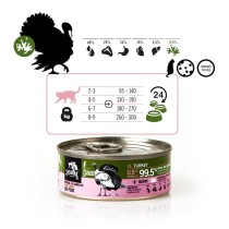 Katzenfutter 3COTY Truthahn 80 g