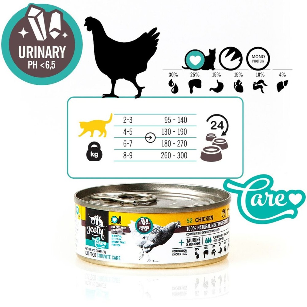 Katzenfutter 3COTY Huhn 80 g