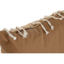 Coussin Home ESPRIT Blanc Moutarde Boho 45 x 45 cm