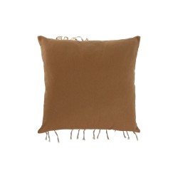 Cushion Home ESPRIT White Mustard Boho 45 x 45 cm