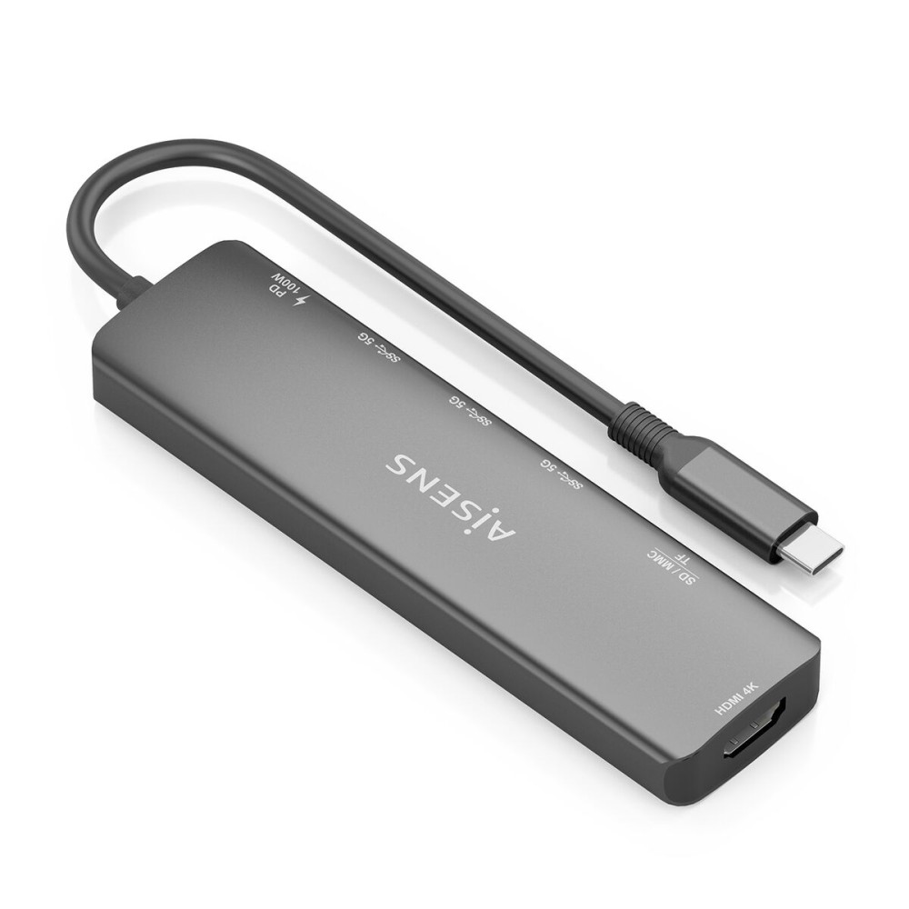 USB Hub Aisens ASUC-7P025-GR