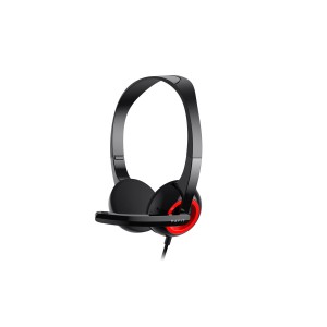 Headphones with Microphone Havit H202dblack Black Red