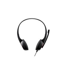 Headphones with Microphone Havit H202dblack Black Red