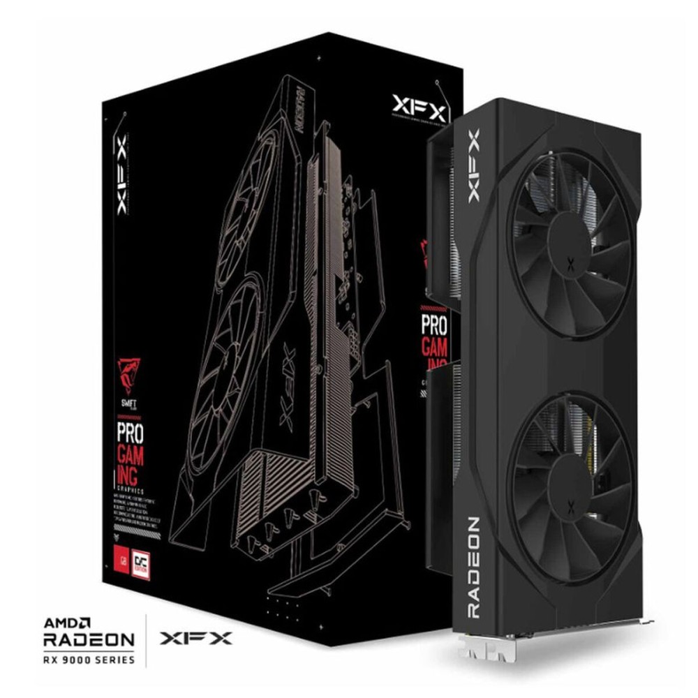 Grafikkarte XFX RX-96TSW16BQ RADEON RX 9060 XT 16 GB GDDR6