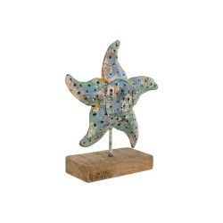 Figurine Décorative Home ESPRIT méditerranéen Étoile de mer 22 x 8 x 25 cm