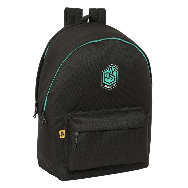 Laptop Backpack Kings League KINGS LEAGUE "EL BARRIO" Black 31 x 44 x 18 cm